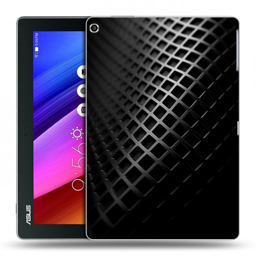 Дизайнерский силиконовый чехол для ASUS ZenPad 10 Текстура металла