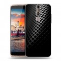 Дизайнерский пластиковый чехол для ZTE Axon Mini Текстура металла