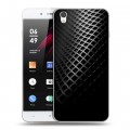 Дизайнерский пластиковый чехол для OnePlus X Текстура металла