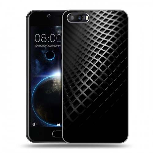 Дизайнерский пластиковый чехол для Doogee Shoot 2 Текстура металла