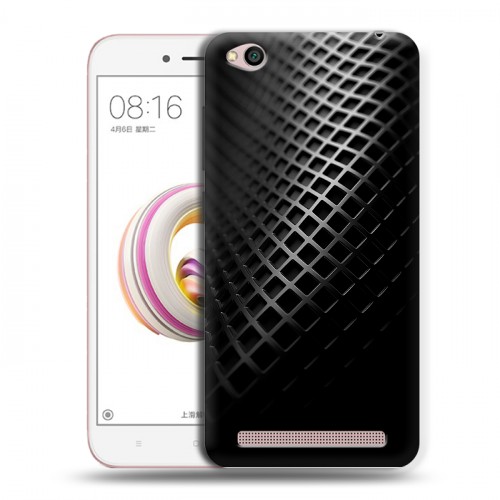 Дизайнерский пластиковый чехол для Xiaomi RedMi 5A Текстура металла