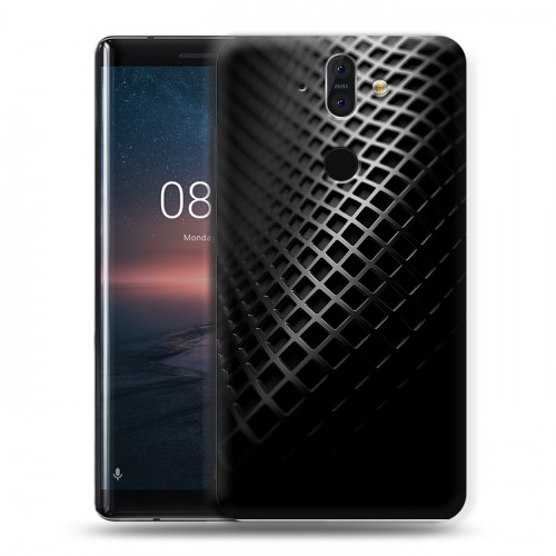 Дизайнерский силиконовый чехол для Nokia 8 Sirocco Текстура металла