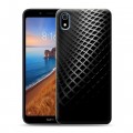 Дизайнерский пластиковый чехол для Xiaomi RedMi 7A Текстура металла