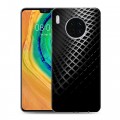 Дизайнерский пластиковый чехол для Huawei Mate 30 Текстура металла