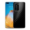 Дизайнерский пластиковый чехол для Huawei P40 Pro Текстура металла