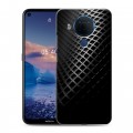 Дизайнерский силиконовый чехол для Nokia 5.4 Текстура металла