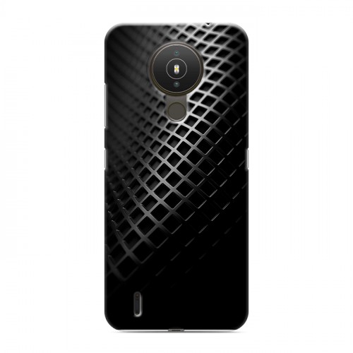 Дизайнерский силиконовый чехол для Nokia 1.4 Текстура металла