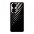 Дизайнерский силиконовый чехол для Huawei P50 Pro Текстура металла