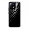 Дизайнерский силиконовый чехол для Xiaomi 13 Текстура металла