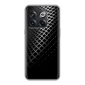 Дизайнерский силиконовый чехол для OnePlus 10T Текстура металла