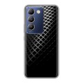 Дизайнерский силиконовый чехол для Vivo V30 Lite Текстура металла