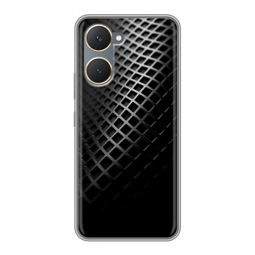 Дизайнерский силиконовый чехол для Vivo Y03 Текстура металла