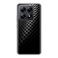 Дизайнерский силиконовый чехол для Xiaomi 14T Pro Текстура металла