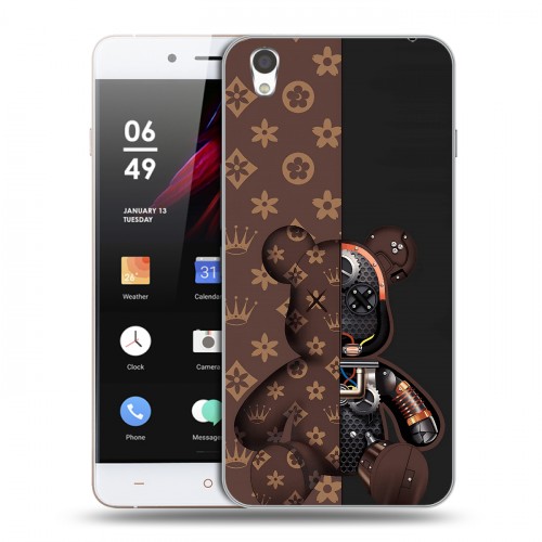 Дизайнерский пластиковый чехол для OnePlus X Луи робот