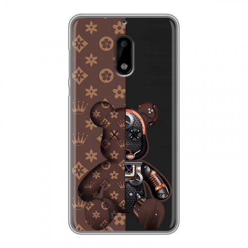 Дизайнерский пластиковый чехол для Nokia 6 Луи робот