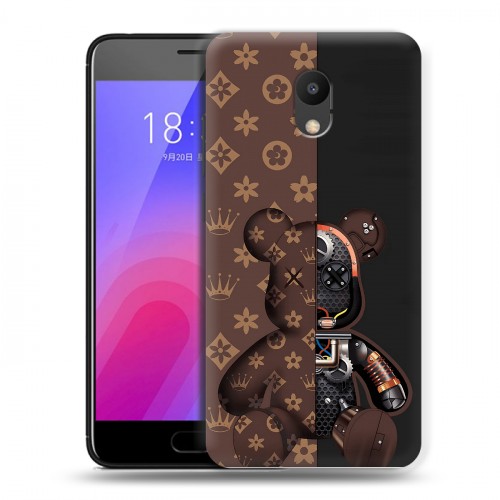 Дизайнерский пластиковый чехол для Meizu M6 Луи робот