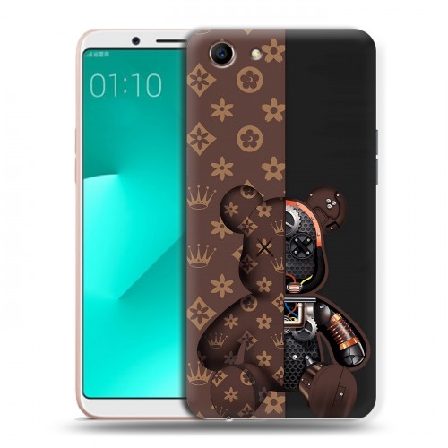 Дизайнерский пластиковый чехол для OPPO A83 Луи робот