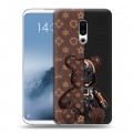 Дизайнерский пластиковый чехол для Meizu 16th Plus Луи робот