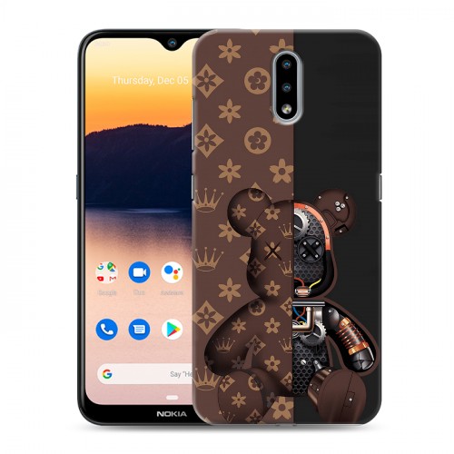 Дизайнерский силиконовый чехол для Nokia 2.3 Луи робот