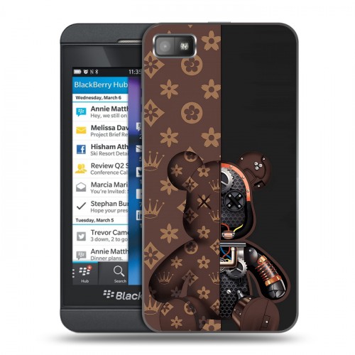 Дизайнерский пластиковый чехол для BlackBerry Z10 Луи робот