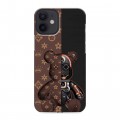 Дизайнерский силиконовый с усиленными углами чехол для Iphone 12 Mini Луи робот