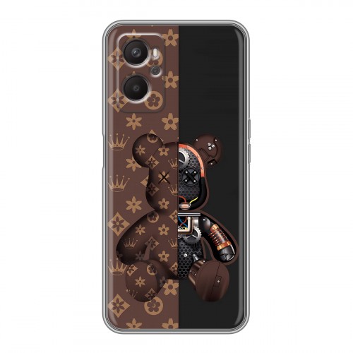 Дизайнерский силиконовый с усиленными углами чехол для OPPO A96 Луи робот