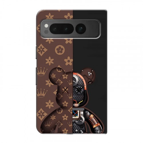 Дизайнерский пластиковый чехол для Google Pixel Fold Луи робот