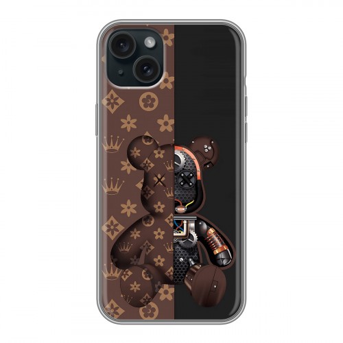 Дизайнерский силиконовый чехол для Iphone 15 Plus Луи робот