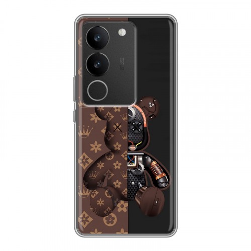 Дизайнерский силиконовый с усиленными углами чехол для Vivo V29 Луи робот