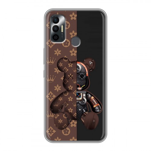 Дизайнерский силиконовый чехол для Tecno Spark 7 Луи робот