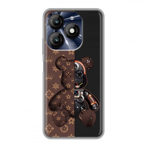 Дизайнерский силиконовый чехол для Itel A70 Луи робот