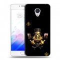 Дизайнерский пластиковый чехол для Meizu M3E Золотой скрудж макдак