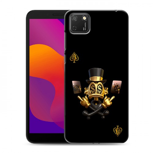 Дизайнерский силиконовый чехол для Huawei Honor 9S Золотой скрудж макдак