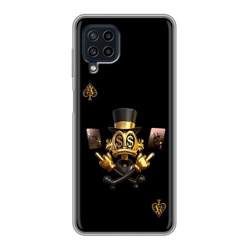 Дизайнерский силиконовый чехол для Samsung Galaxy A22 Золотой скрудж макдак