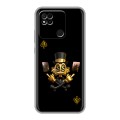 Дизайнерский силиконовый чехол для Xiaomi Redmi 10A Золотой скрудж макдак