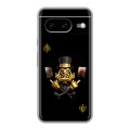Дизайнерский силиконовый чехол для Google Pixel 8 Золотой скрудж макдак
