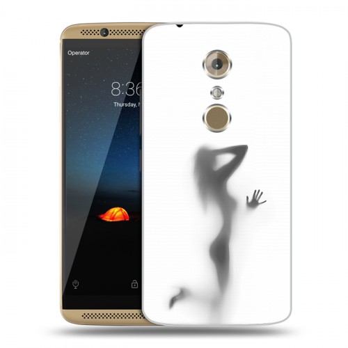 Дизайнерский пластиковый чехол для ZTE Axon 7 Силуэт