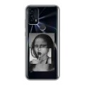 Полупрозрачный дизайнерский пластиковый чехол для TCL 20B Мона Лиза