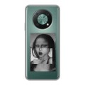 Полупрозрачный дизайнерский силиконовый чехол для Huawei Nova Y90 Мона Лиза