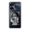 Полупрозрачный дизайнерский силиконовый чехол для Realme C55 Мона Лиза