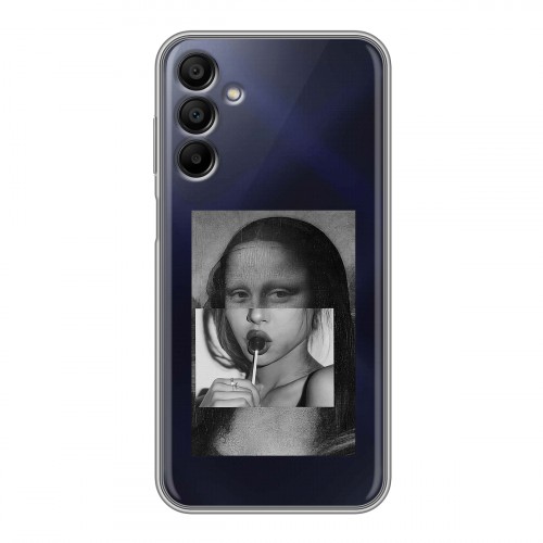 Полупрозрачный дизайнерский пластиковый чехол для Samsung Galaxy A15 Мона Лиза