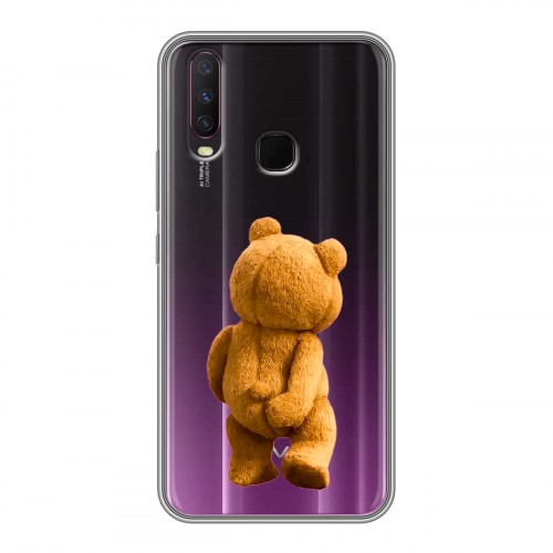 Полупрозрачный дизайнерский силиконовый чехол для Vivo Y17 Медведь
