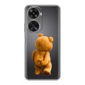 Полупрозрачный дизайнерский пластиковый чехол для Huawei Nova 11 SE Медведь