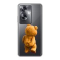 Полупрозрачный дизайнерский пластиковый чехол для OnePlus Nord N30 SE 5G Медведь