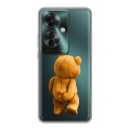 Полупрозрачный дизайнерский пластиковый чехол для Oppo Reno 11F Медведь