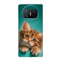 Дизайнерский пластиковый чехол для Huawei Mate X3 котенок