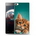 Дизайнерский пластиковый чехол для Lenovo Vibe X2 котенок