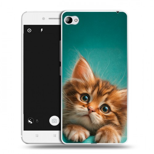 Дизайнерский пластиковый чехол для Lenovo S90 котенок