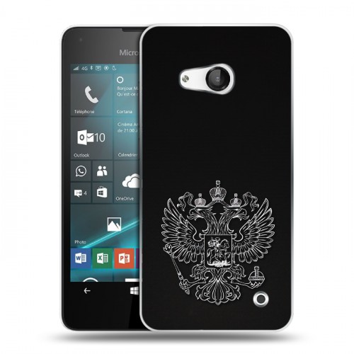 Дизайнерский пластиковый чехол для Microsoft Lumia 550 Герб России