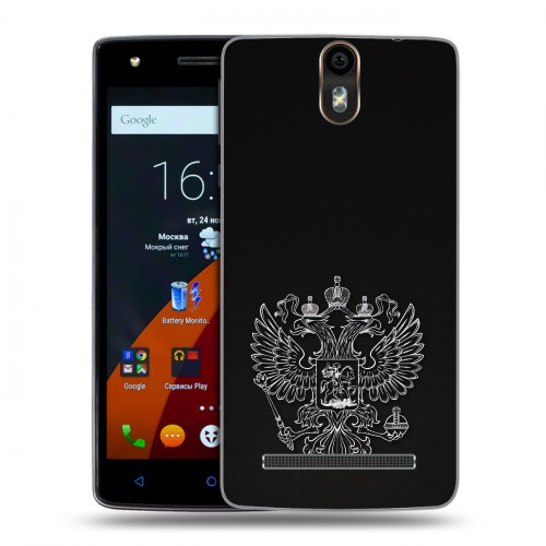 Дизайнерский силиконовый чехол для Wileyfox Storm Герб России